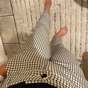Windowpane trouser
